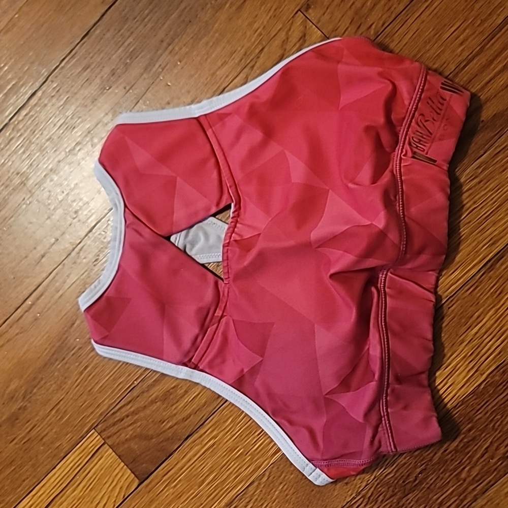 Chestee barbell sports bra collab